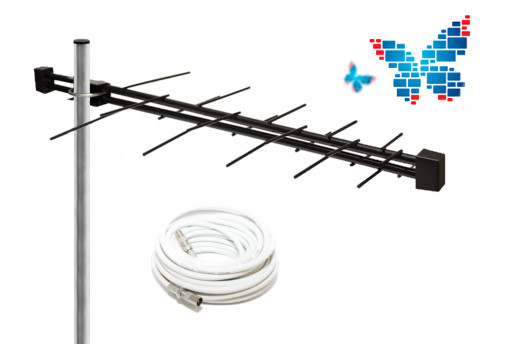 Установка с комплектом цифрового ТВ "База мачта 1"&nbsp;DVB-T2
